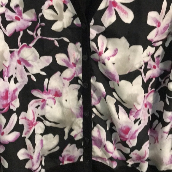 Cleo black and floral cardigan - Picture 3 of 5